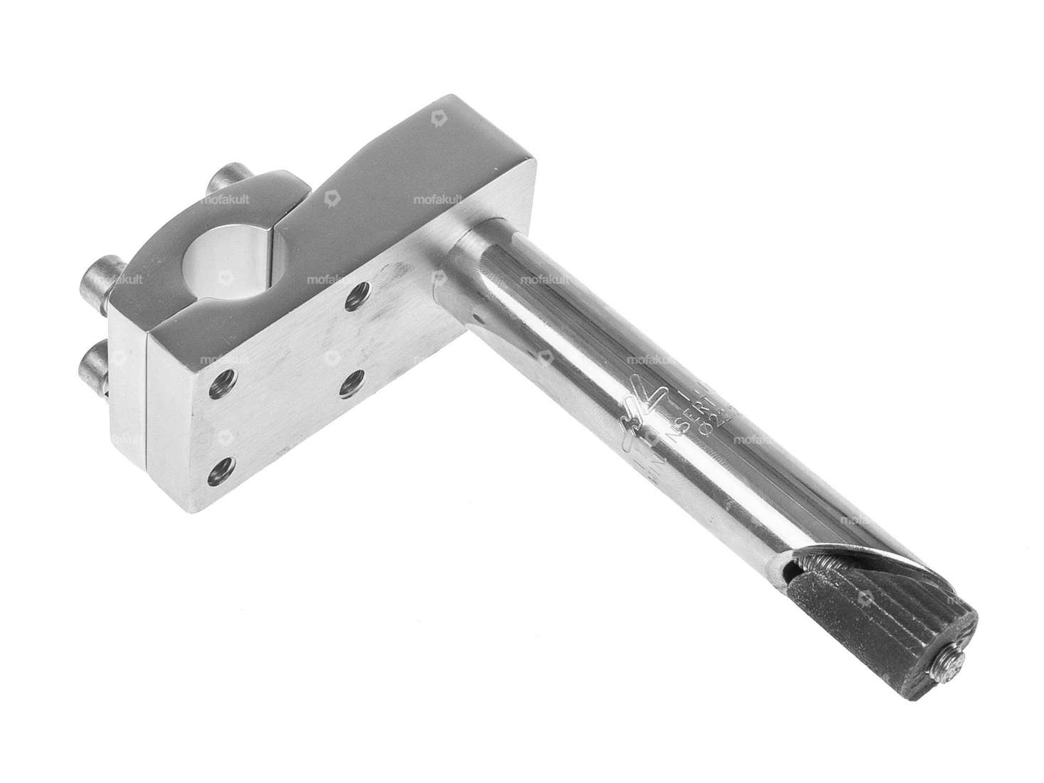 Attacco manubrio GPO 22 mm in alluminio (attacco a 4 punti per manubri con piastra a forcella) Carousel Image 2