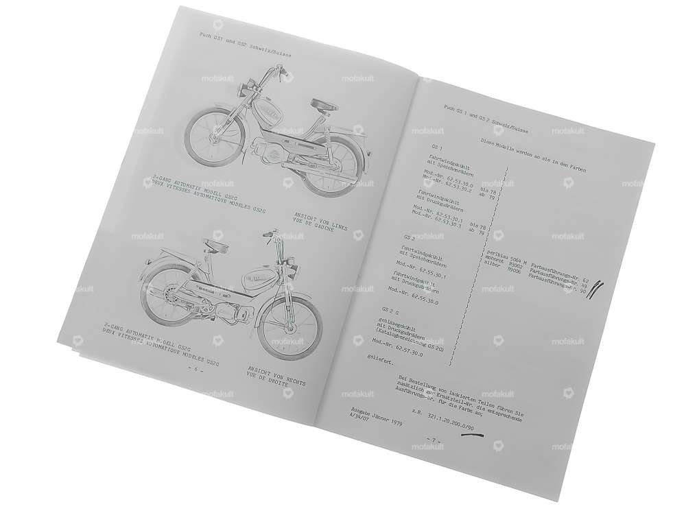 Spare parts catalog | Puch Allegro GS1, GS2, GS2G Carousel Image 2
