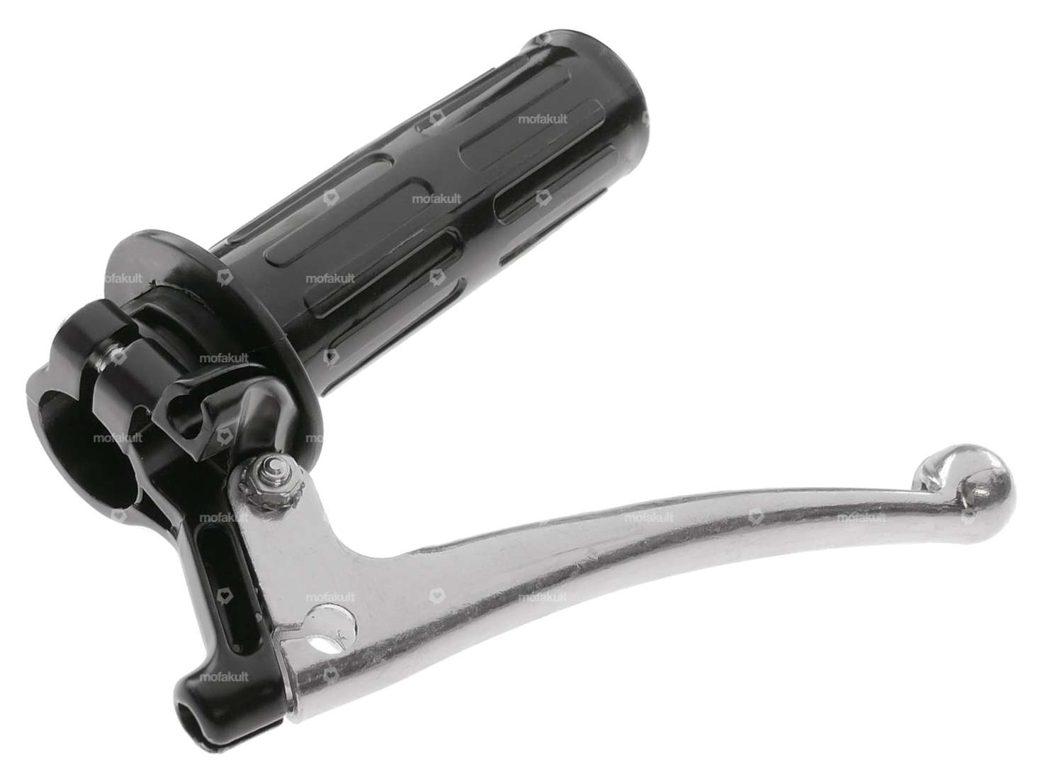 Manopola dell'acceleratore Oldschool nera Carousel Image 3