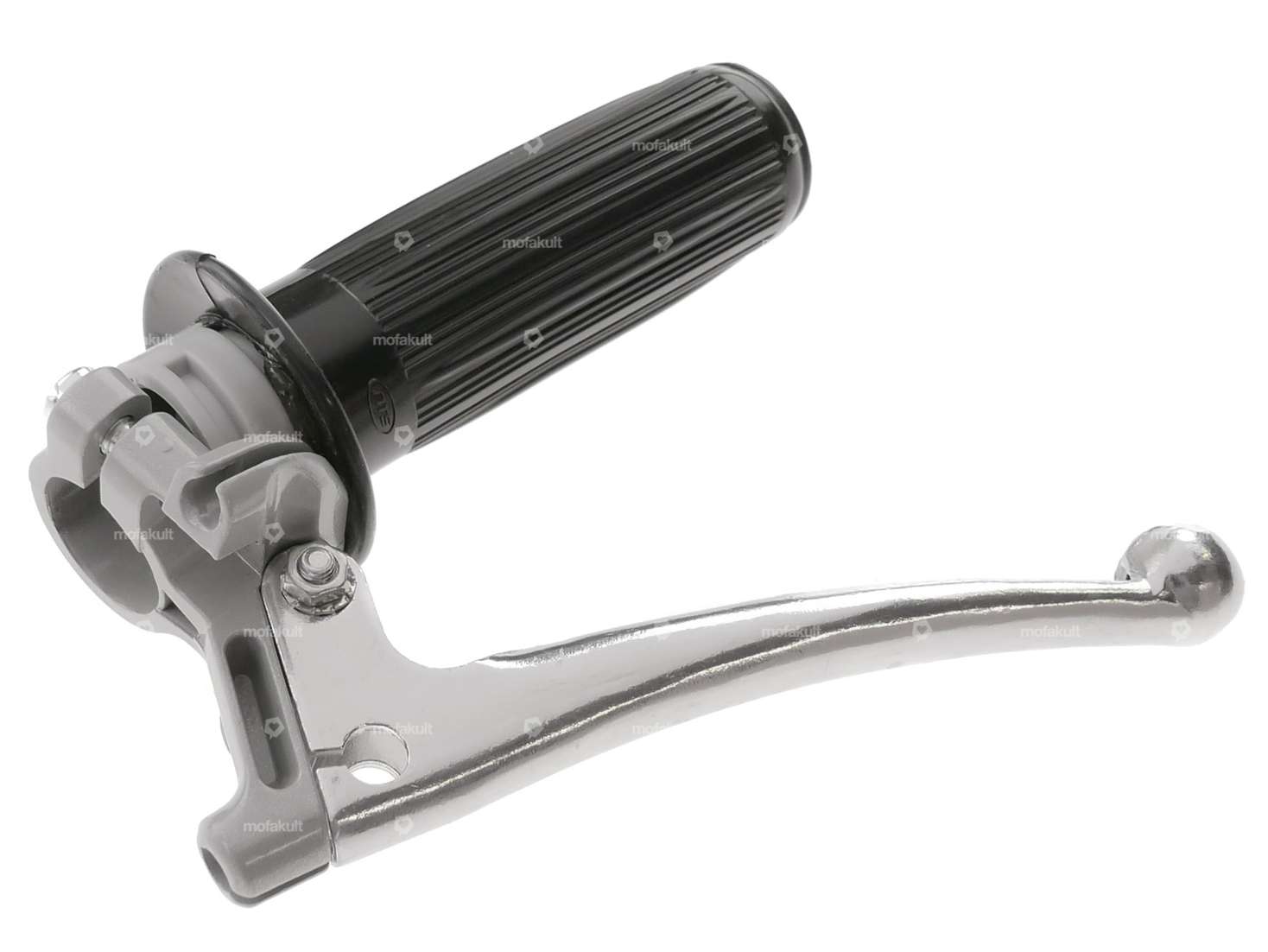 Manopola dell'acceleratore Oldschool grigio Carousel Image 3