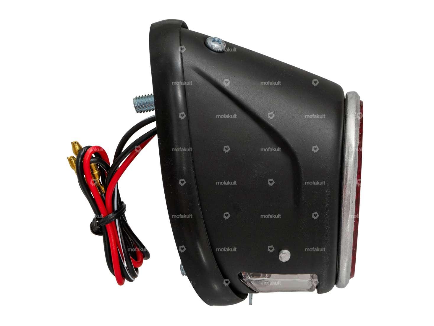 Fanale posteriore GPO Classic nero opaco Carousel Image 2