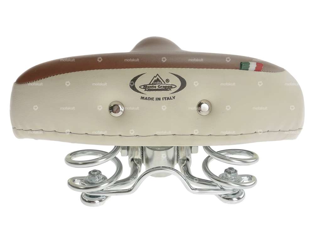 Sattel Comfort Tonnenfedern braun / creme Carousel Image 3