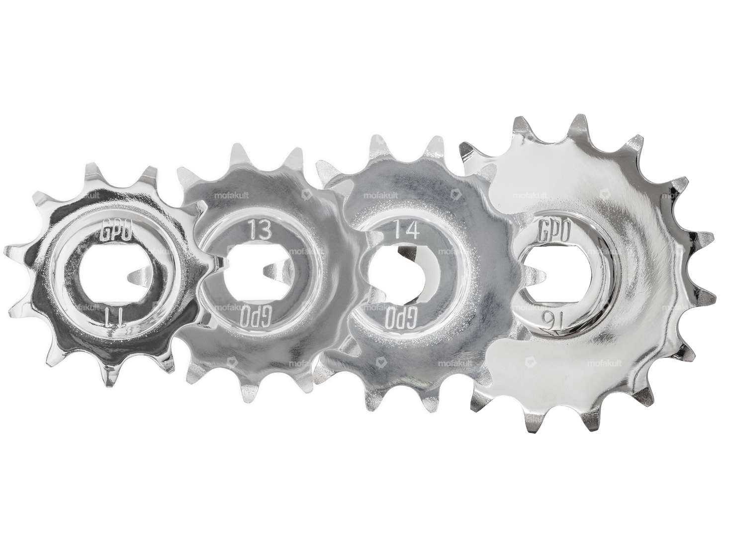 GPO sprocket 11 - 16 teeth chrome | Sachs 503, 502, 50/2, 50/3, 50/4 (your choice) Carousel Image 1