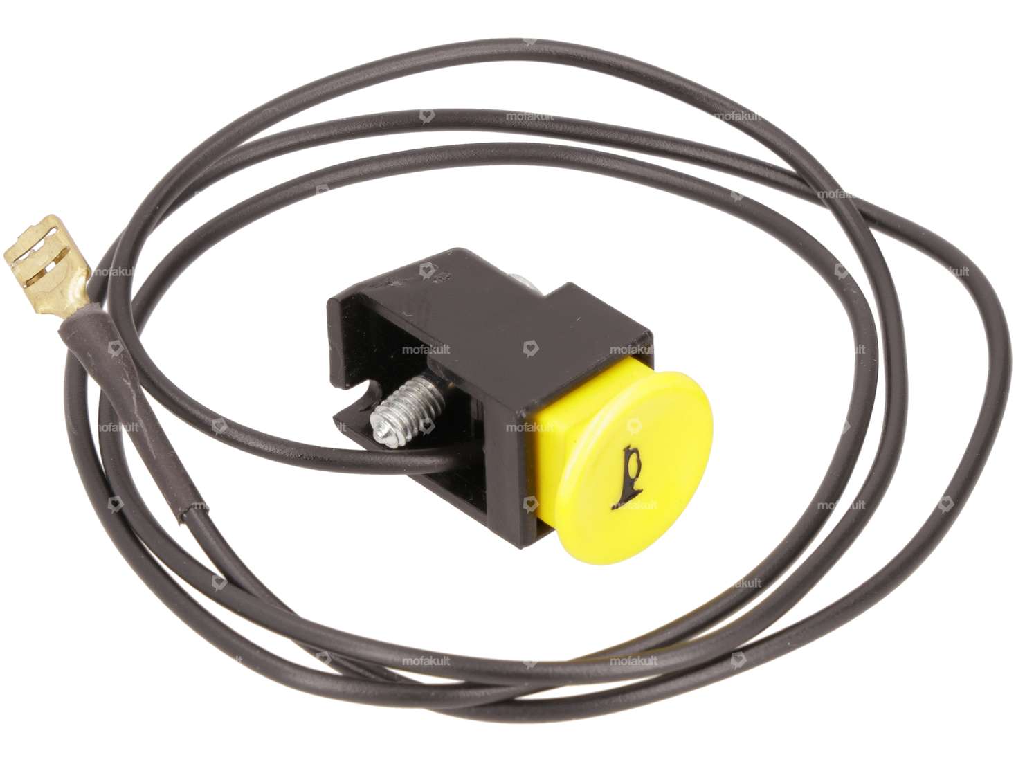 Pulsante giallo corno | Piaggio Ciao, SI, Bravo, Boxer Carousel Image 1