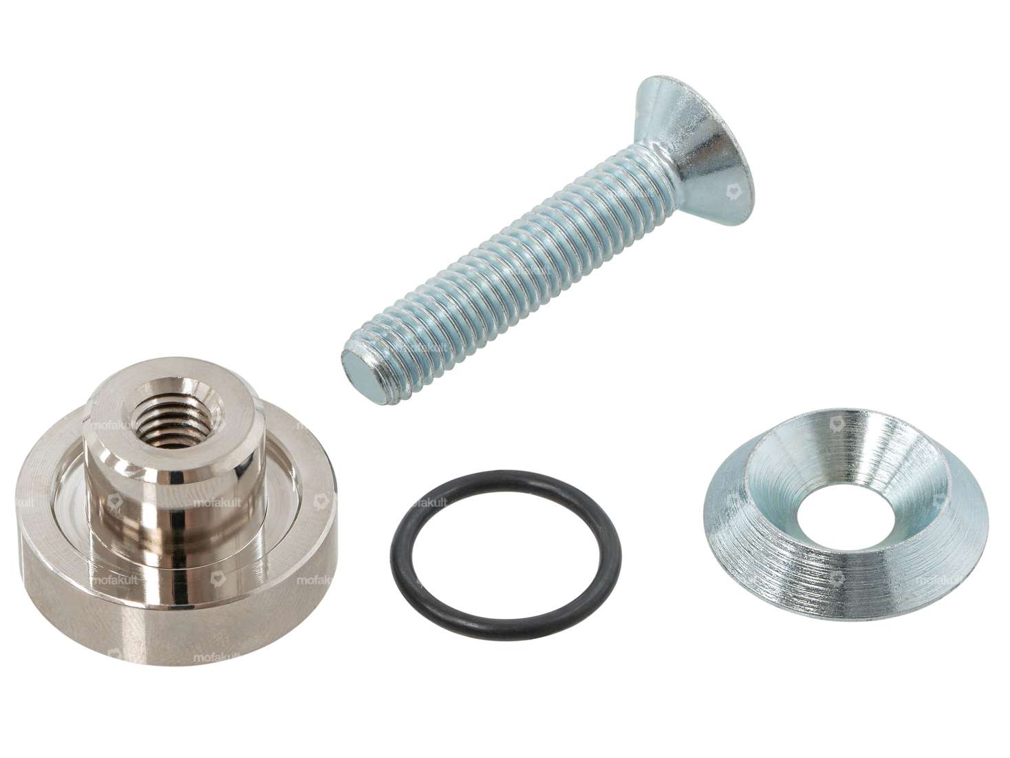 66HEROES Calotta albero avviamento "Puch" nichelata | Puch Z50 Carousel Image 3