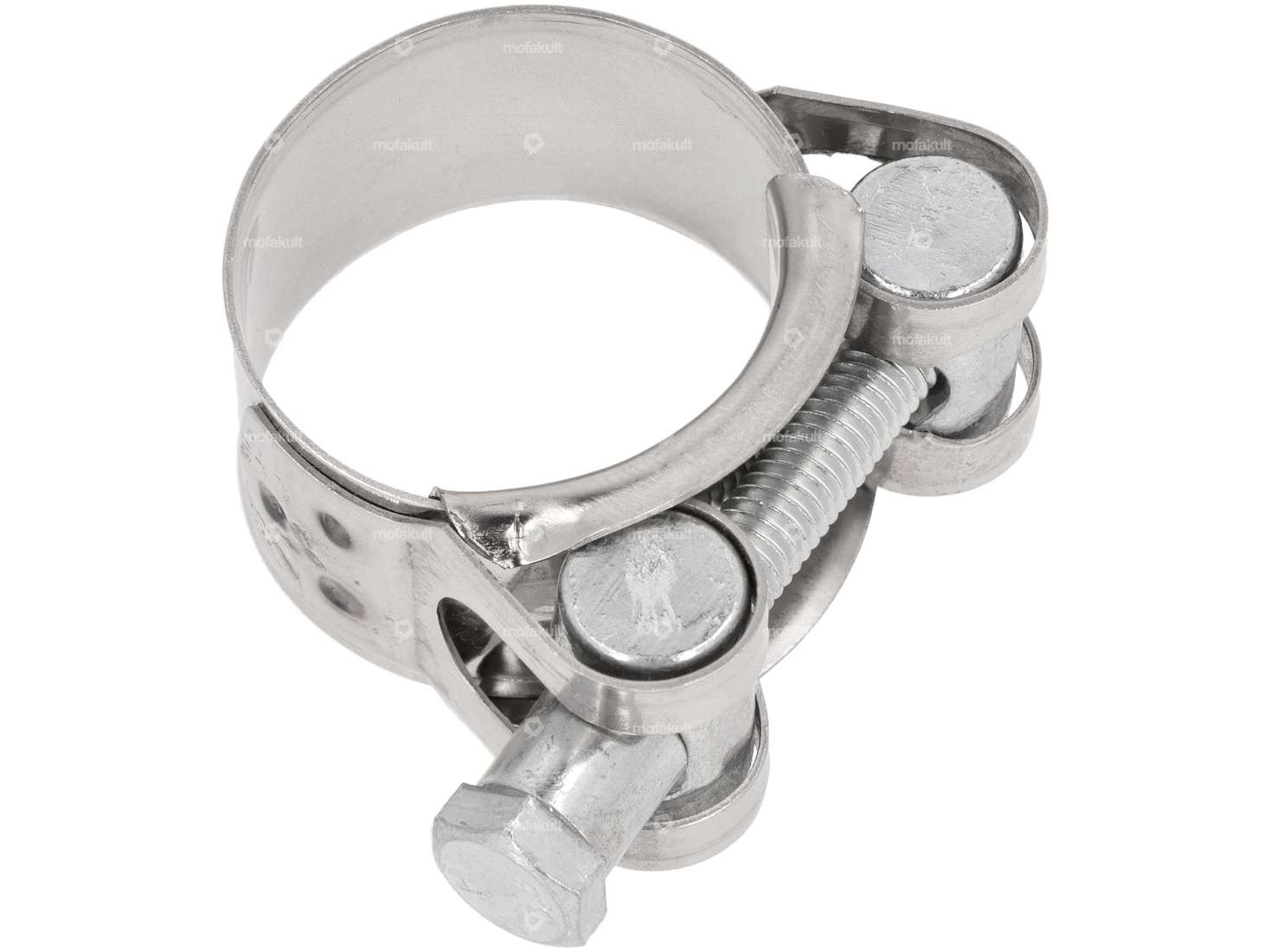 Schraubschelle 29 - 31 mm W1 massiv verzinkt Carousel Image 1