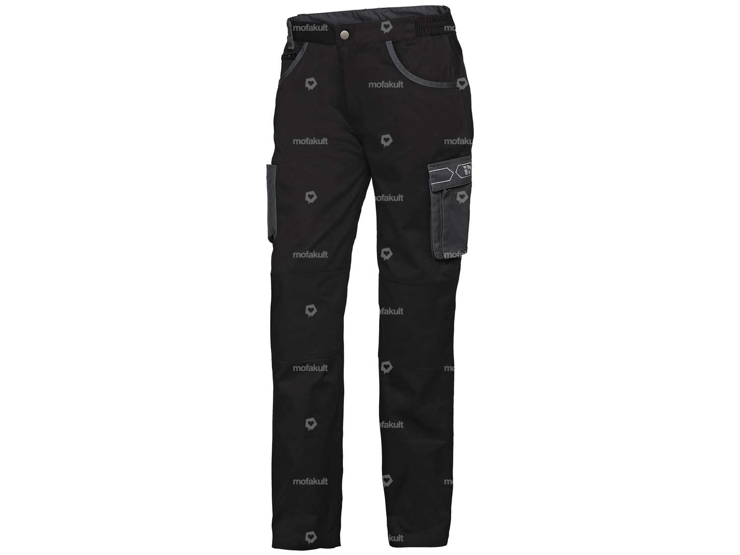 IXS pantaloni da lavoro lunghi nero/grigio (M, L) Carousel Image 1