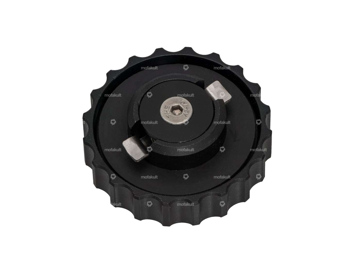 66HEROES tappo serbatoio carburante a baionetta 30 mm nero Carousel Image 2