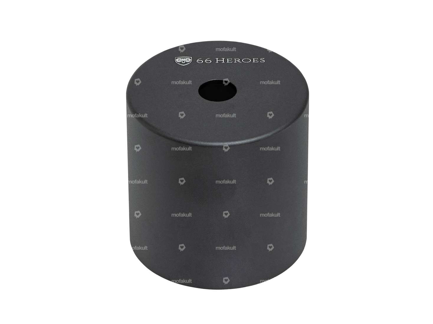 66HEROES speedometer cup Ø 48 mm black anodized Carousel Image 2