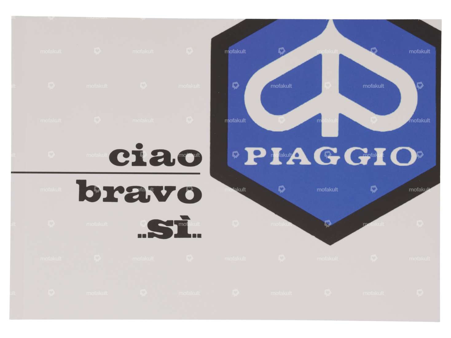 Istruzioni per l'uso | Piaggio Ciao, SI, Bravo Carousel Image 1