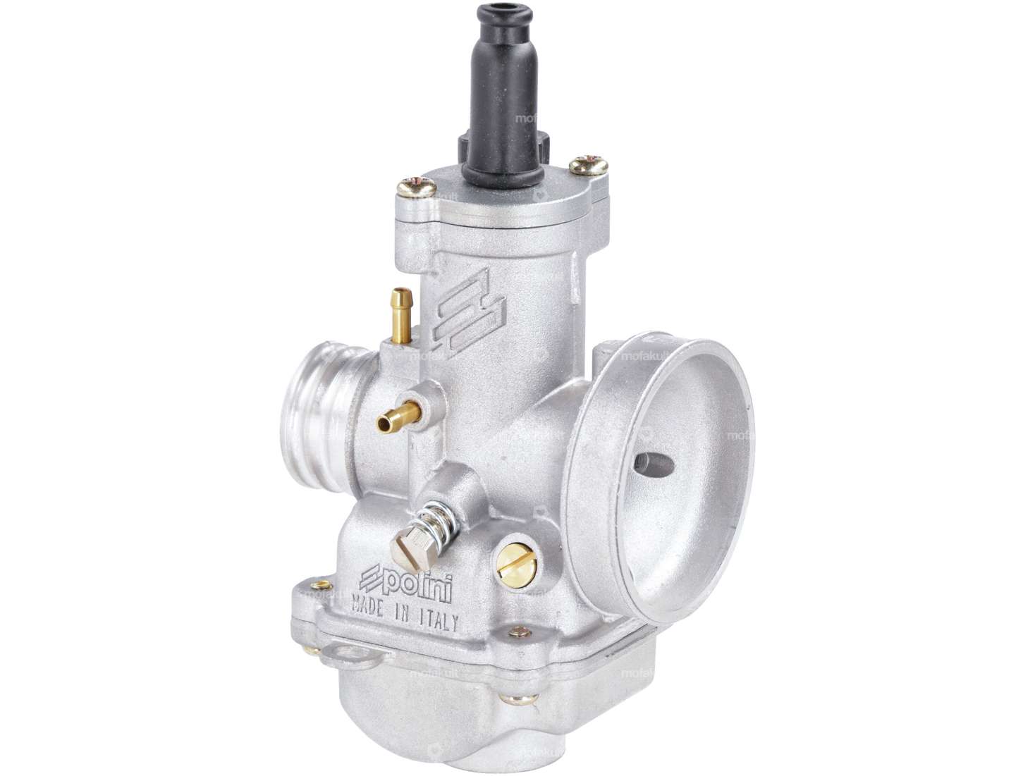 Carburatore Polini CP 21 mm (starter manuale) flangia in gomma Carousel Image 1