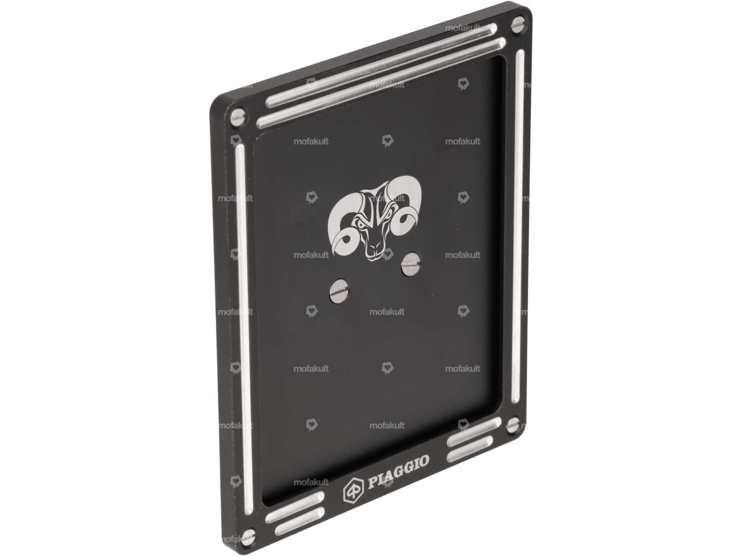 66HEROES Porta numero personalizzato "Piaggio" nero (versione DE) Carousel Image 1