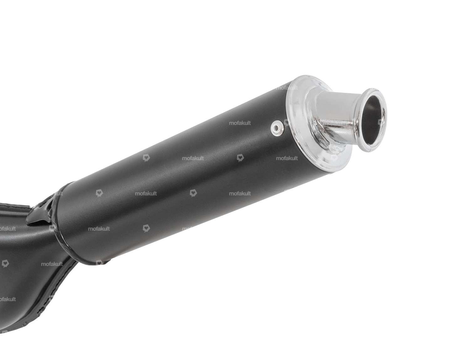 TECNO Auspuff «flat belly» schwarz | Puch Maxi Carousel Image 3