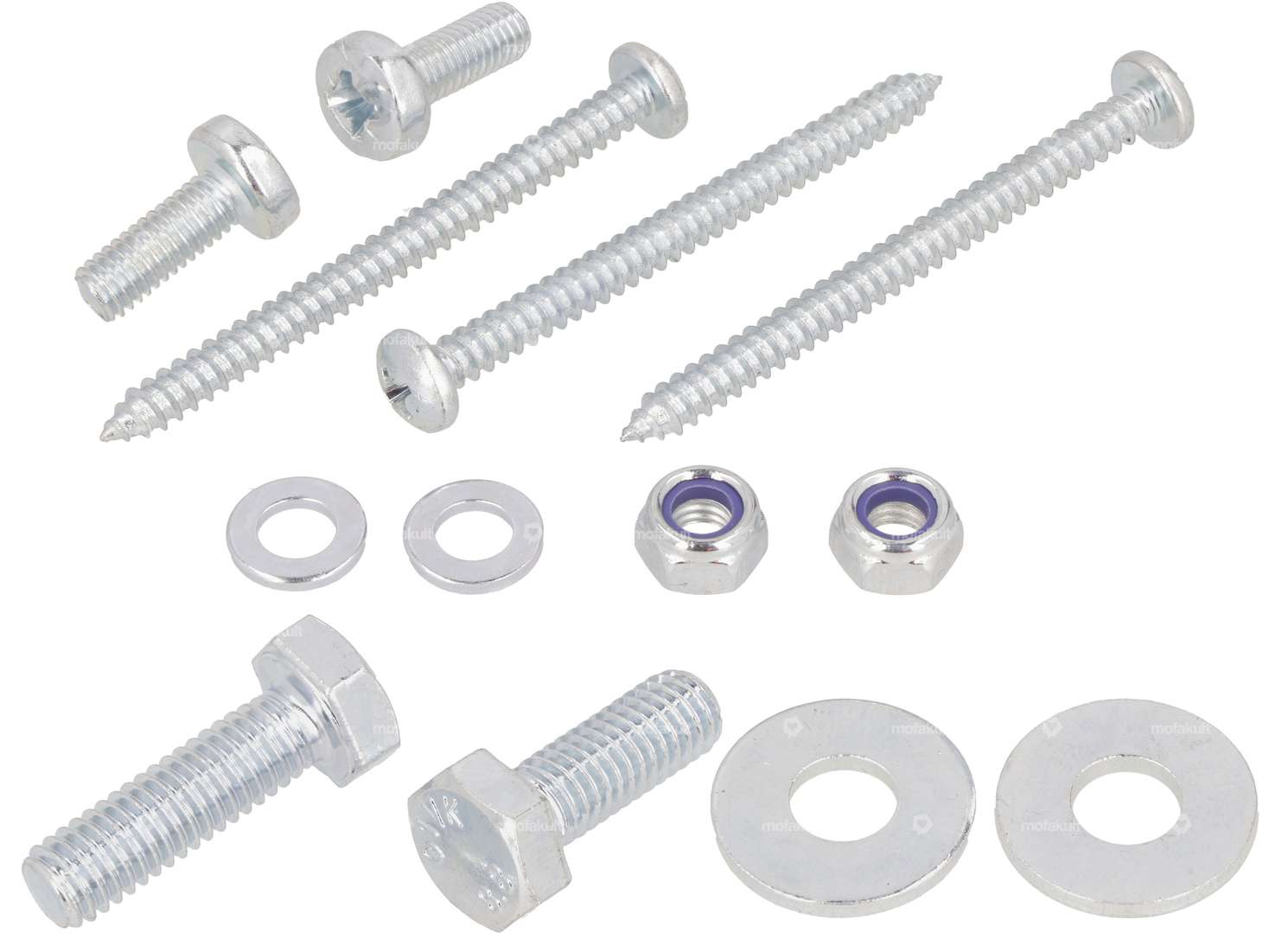 swiing® revival set di viti paracatena e pannelli laterali zincati | Pony Cross 521 Carousel Image 1