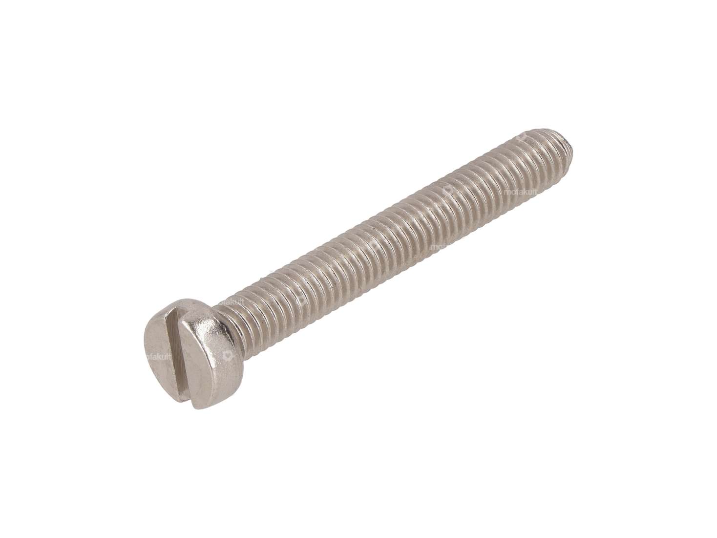 Vite M6x45 testa cilindro con intaglio in acciaio inox Carousel Image 1