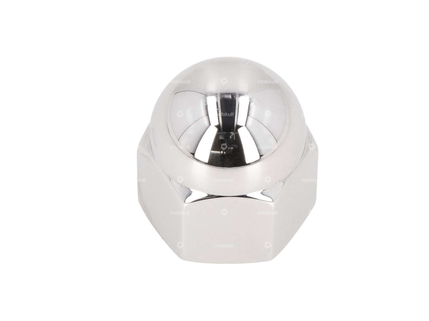 GPO Hutmutter M12x1 SW19 Radmutter Chrom Carousel Image 1