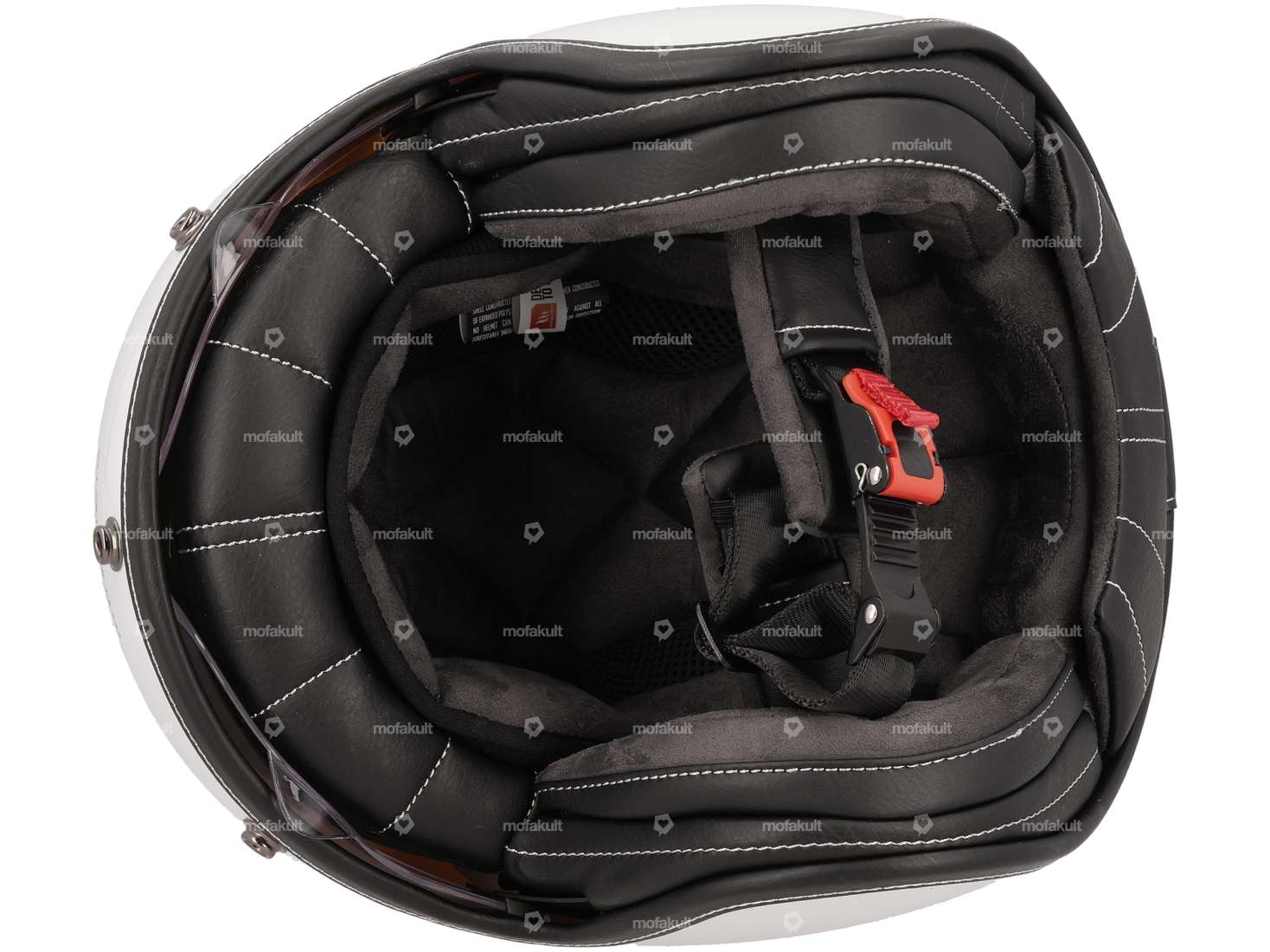 MT Helmets Jet helmet "Le Mans" white (S-XL) Carousel Image 4