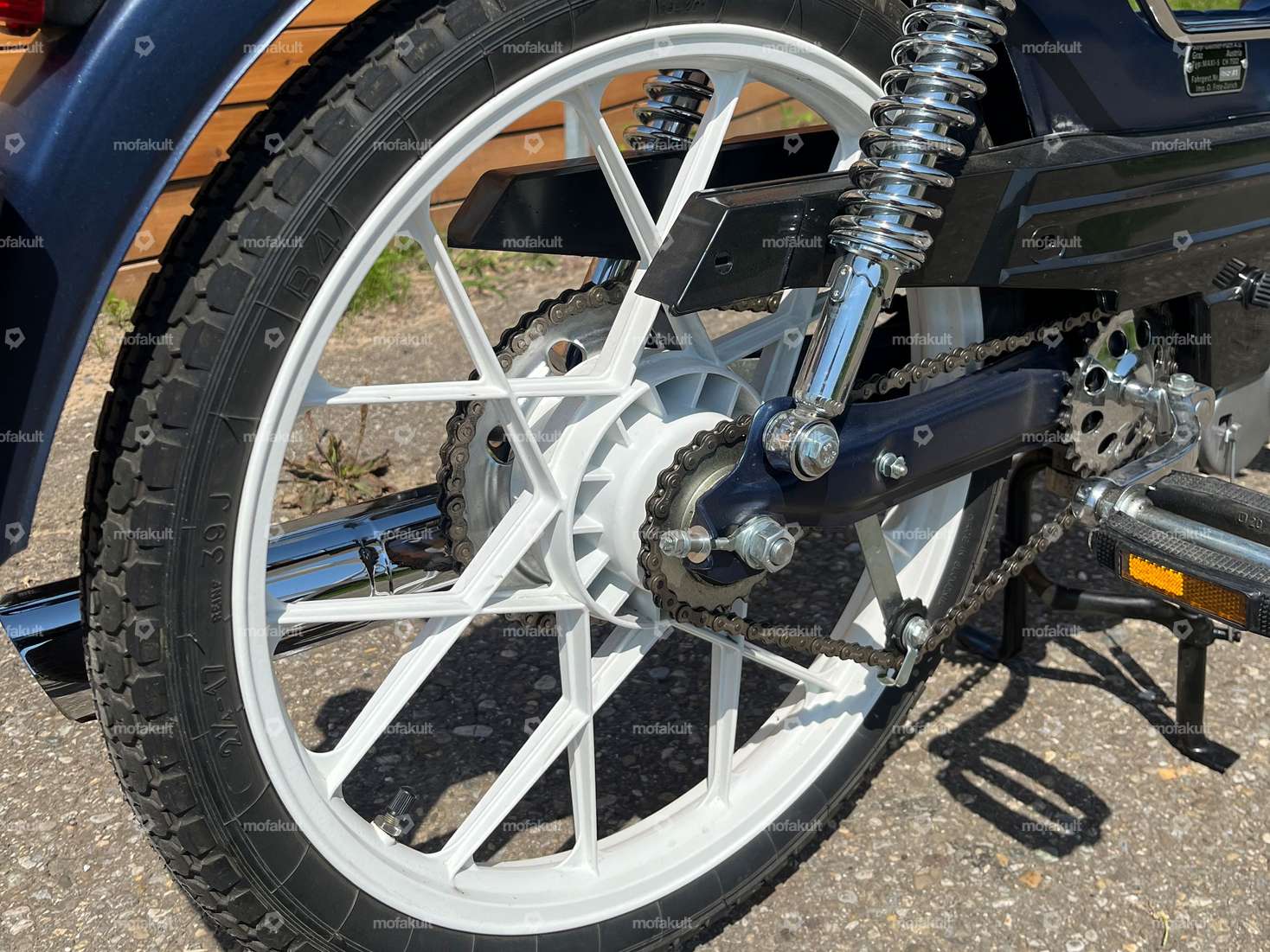 swiing® molla di richiamo Grimeca Snowflake piastra ancoraggio freno posteriore | Puch Carousel Image 3