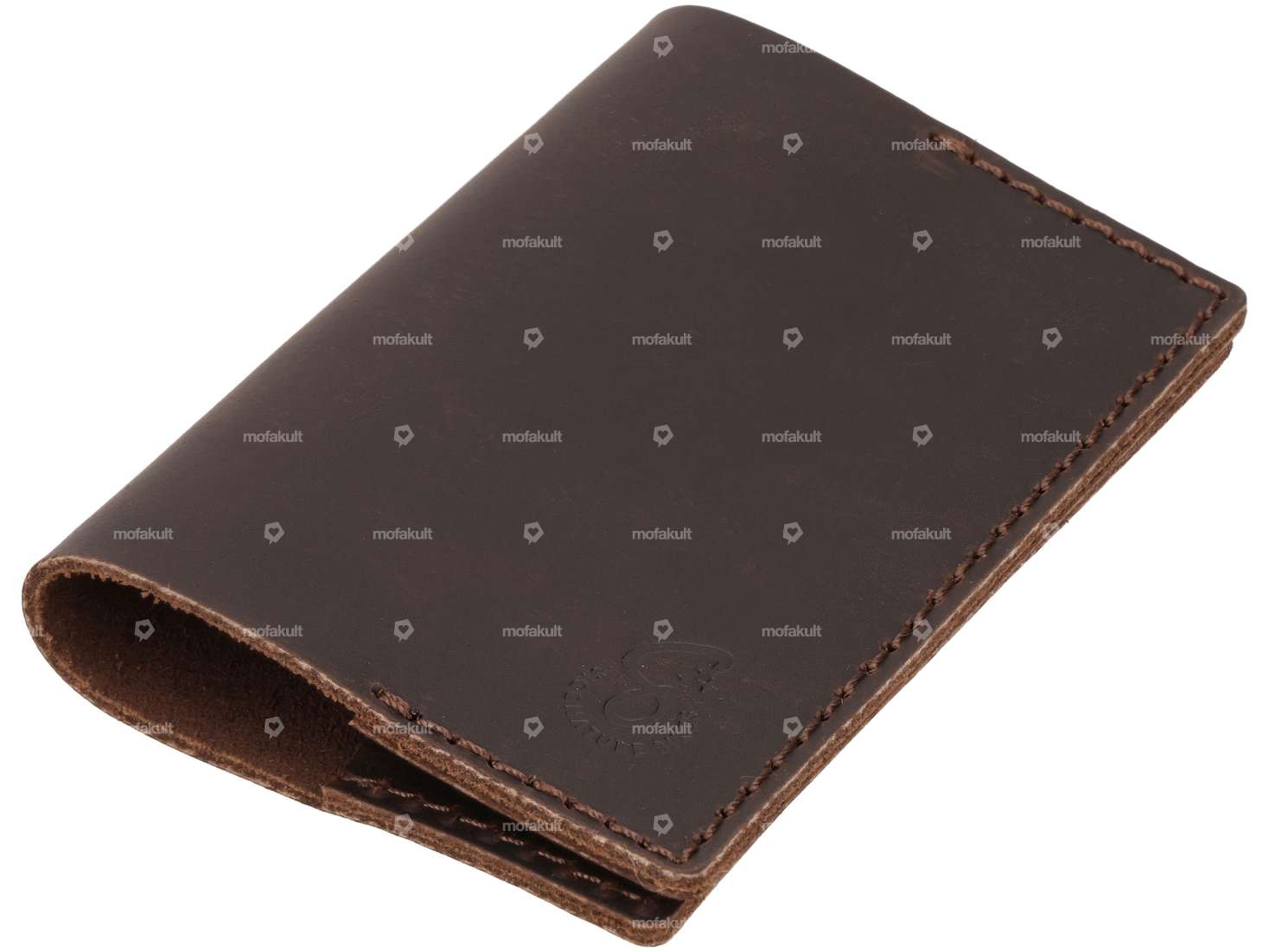 Siggnature Copri carte d'identità in pelle marrone Carousel Image 1