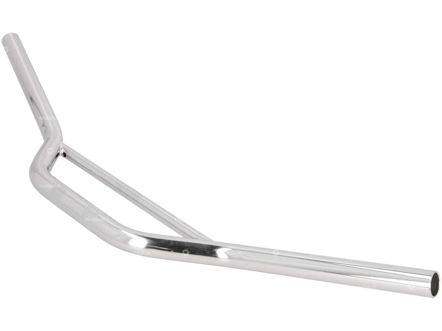 Piastra forcella manubrio 13 cm cross cromo Carousel Image 2