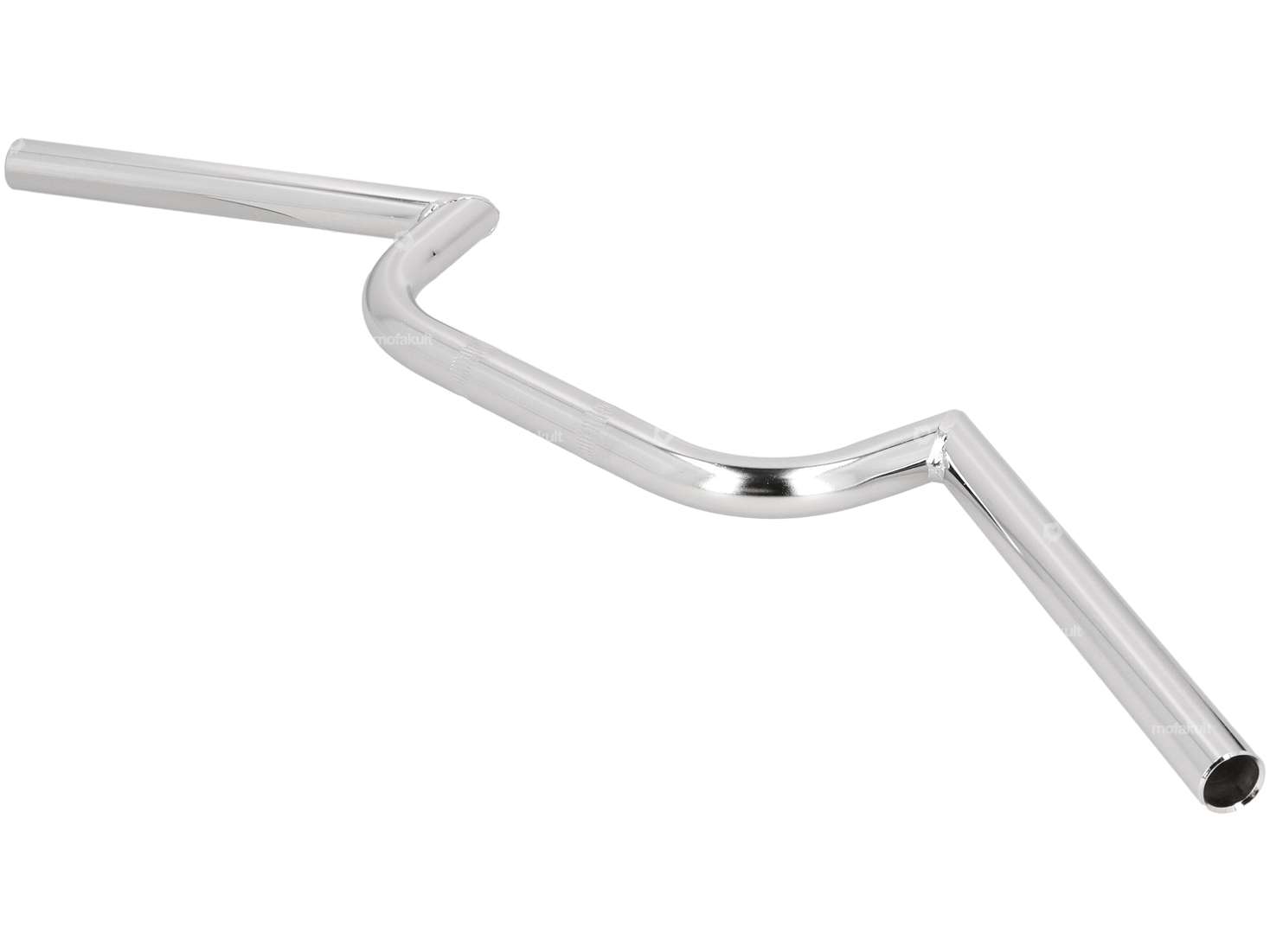 Piastra forcella del manubrio 11 cm Racing larga cromata Carousel Image 2