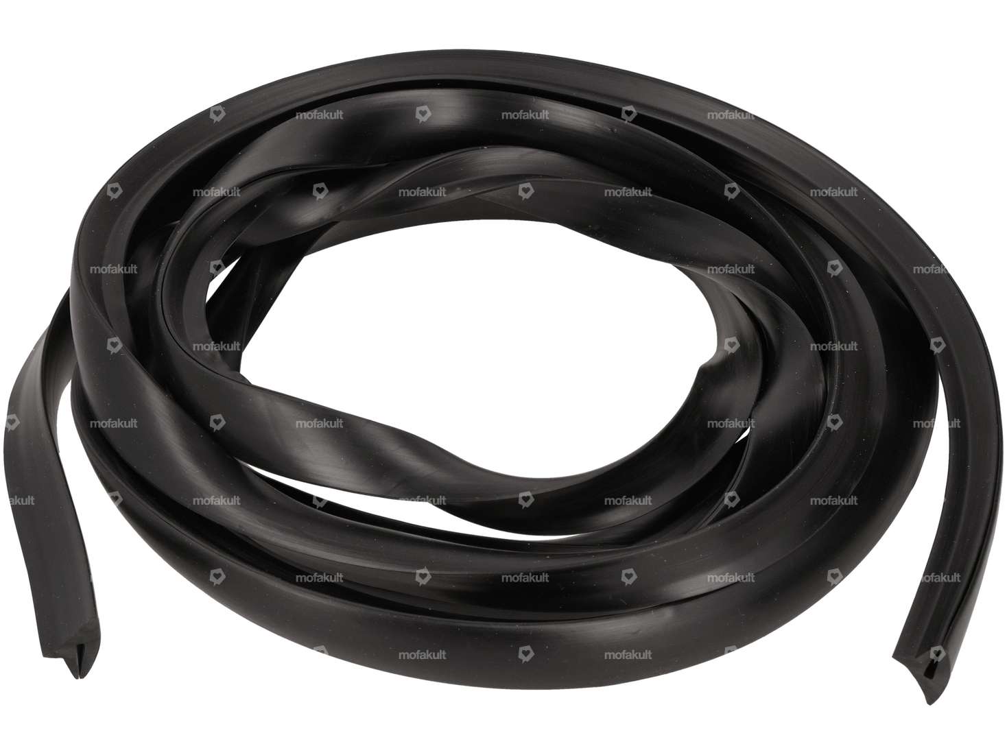 CIF cofano laterale in gomma nera destra e sinistra | Vespa P, PX, T5 Carousel Image 1