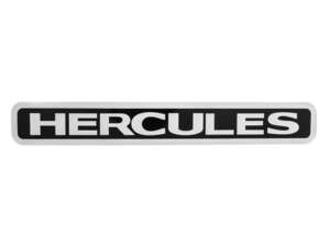 Aufkleber «HERCULES» 115 x 16 mm schwarz / weiss Aufkleber «HERCULES» 115 x 16 mm schwarz / weiss