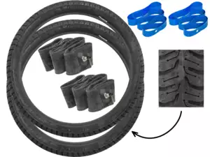 Set di pneumatici Michelin 2,25 x 17 Set di pneumatici Michelin 2,25 x 17