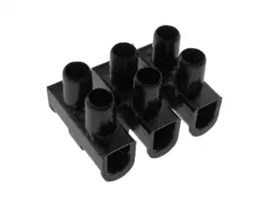 Terminale Luster a 3 poli nero grande (2,5 - 6 mm²) Terminale Luster a 3 poli nero grande (2,5 - 6 mm²)