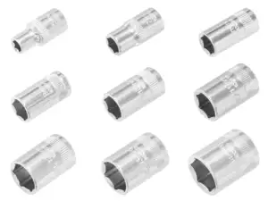 Kraftwerk 1/4" socket 4,5 - 14 mm Kraftwerk 1/4" socket 4,5 - 14 mm