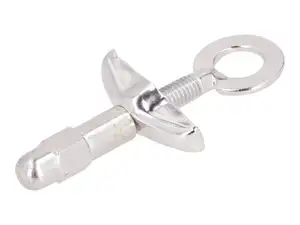 Morsetto ruota Ø 11 mm M6 piastra di guida dado speciale dritto zincato Morsetto ruota Ø 11 mm M6 piastra di guida dado speciale dritto zincato