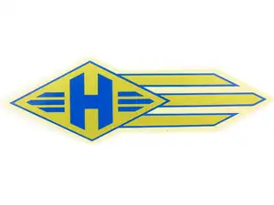 Decalcomania dell'acqua "H" oro/blu | Hercules Decalcomania dell'acqua "H" oro/blu | Hercules