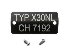 swiing® revival Typenschild TYP X30 NL CH7192 | Puch swiing® revival Typenschild TYP X30 NL CH7192 | Puch