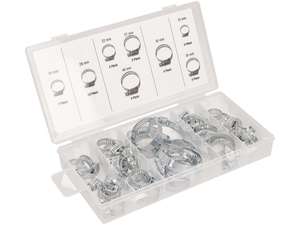Set di fascette stringitubo 40 pezzi. Set di fascette stringitubo 40 pezzi.