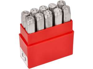 Set di numeri di impatto 6 mm 10 pz. Set di numeri di impatto 6 mm 10 pz.