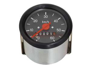 Tachimetro 60 km/h Ø 60 mm (quadrante nero) Tachimetro 60 km/h Ø 60 mm (quadrante nero)