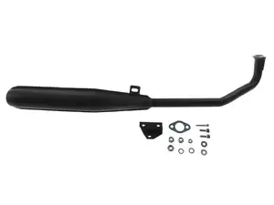 SITO Plus Auspuff 25 mm gerader Auslass schwarz | Tomos SITO Plus Auspuff 25 mm gerader Auslass schwarz | Tomos