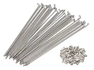 Set di raggi GPO 17" incl. nipplo (2,9 x 185 mm) Inox Set di raggi GPO 17" incl. nipplo (2,9 x 185 mm) Inox