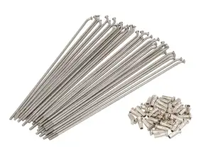 Set di raggi WWS 17" incl. nipplo (2,6 x 190 mm) 125° Inox | Puch MS / MV, Kreidler Flory Set di raggi WWS 17" incl. nipplo (2,6 x 190 mm) 125° Inox | Puch MS / MV, Kreidler Flory