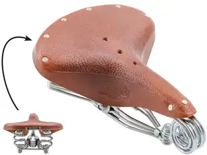 Sella BROOKS "Vintage" in pelle molleggiata marrone Sella BROOKS "Vintage" in pelle molleggiata marrone