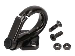 Gancio portapacchi / gancio portacasco alluminio nero originale | Piaggio Ciao C24, SI, Bravo Gancio portapacchi / gancio portacasco alluminio nero originale | Piaggio Ciao C24, SI, Bravo