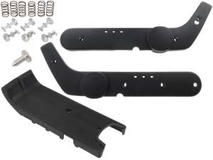 Set Rahmenverkleidung Mono schwarz | Piaggio Ciao Set Rahmenverkleidung Mono schwarz | Piaggio Ciao