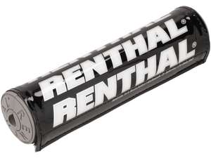 Protezione manubrio RENTHAL nero / bianco / argento 22 cm Protezione manubrio RENTHAL nero / bianco / argento 22 cm