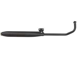 Auspuff 25 mm schräger Auslass schwarz | Tomos Auspuff 25 mm schräger Auslass schwarz | Tomos