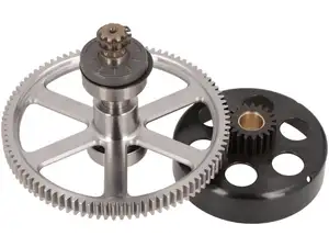 ASP cestello frizione e corona dentata 19:94 denti Kickstart CNC | Puch E50 ASP cestello frizione e corona dentata 19:94 denti Kickstart CNC | Puch E50