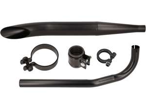 Exhaust set Sidepipe Ø 28 / 60 mm black | Sachs 503 Exhaust set Sidepipe Ø 28 / 60 mm black | Sachs 503