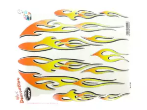 Sticker sheet Flame 20x24 Sticker sheet Flame 20x24