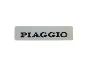Adesivo serbatoio "PIAGGIO" alluminio 115 x 27 mm | Piaggio Ciao, SI, Bravo Adesivo serbatoio "PIAGGIO" alluminio 115 x 27 mm | Piaggio Ciao, SI, Bravo