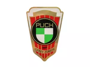 Adesivo IMP O.Frey Zurigo stemma Puch tubo di sterzo Adesivo IMP O.Frey Zurigo stemma Puch tubo di sterzo