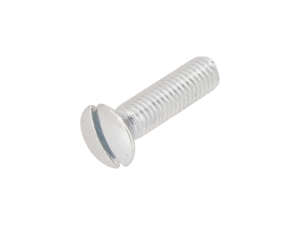 Vite a testa svasata M5x20 con intaglio, zincata Vite a testa svasata M5x20 con intaglio, zincata